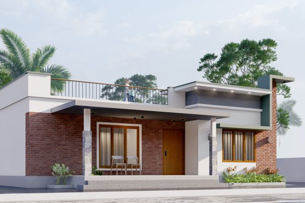 Custom-built contemporary home by Alapad Constructions – Trusted House Builders in Thrissur